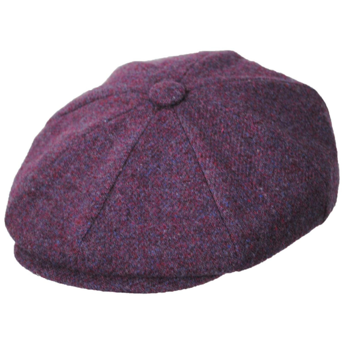 Bailey 1922 | Ciro Shetland Wool Newsboy Cap | 167241 | lead | DARK BERRY