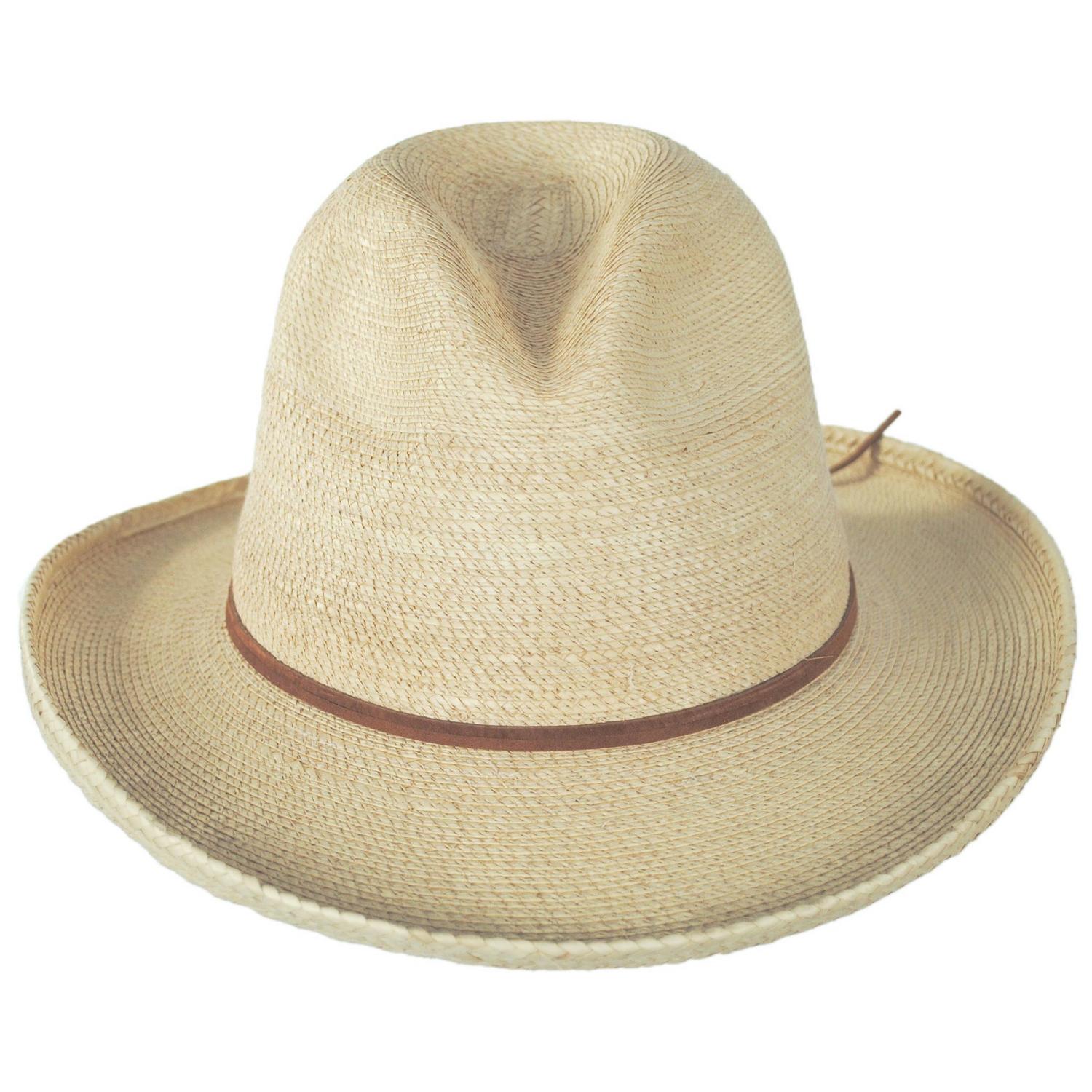 SunBody Hats | RB's Guatemalan Fine Palm Leaf Straw Hat | 128215 | front | NATURAL