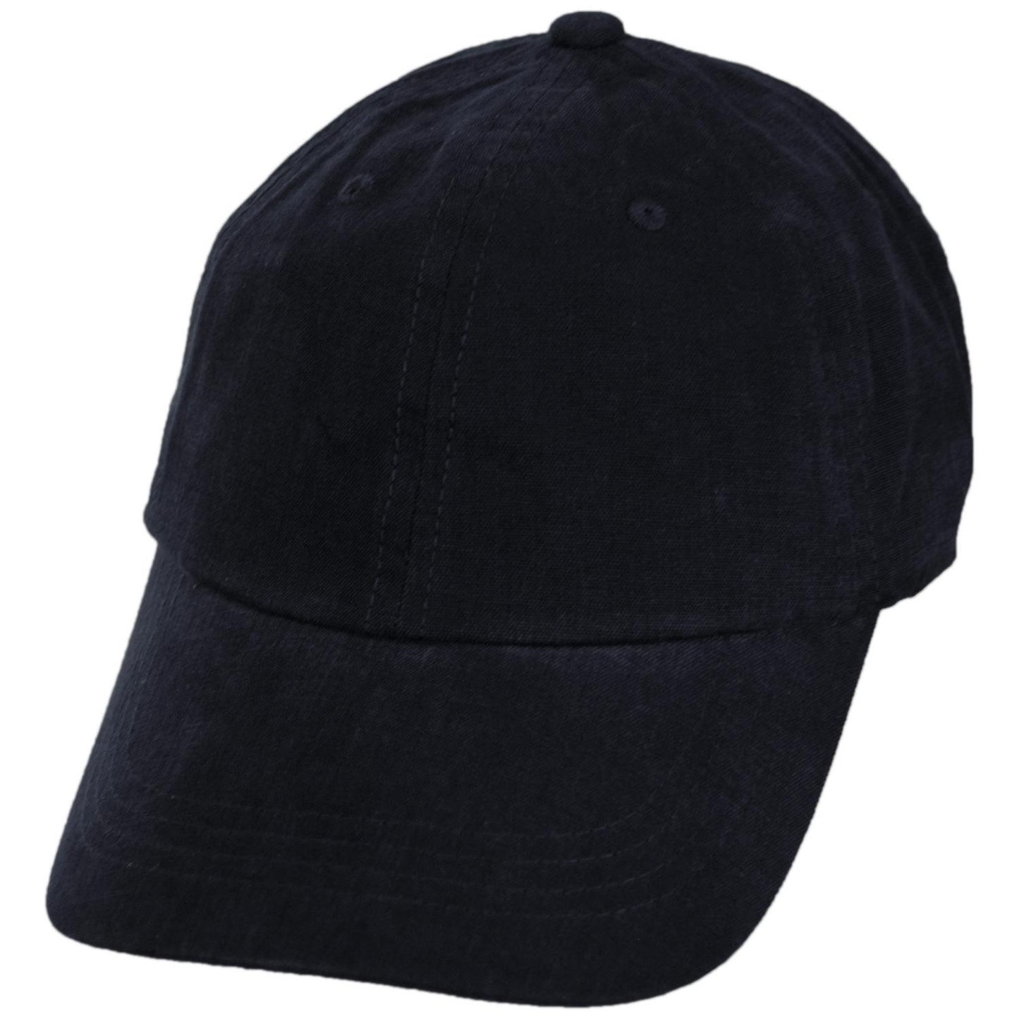Dorfman Pacific | Washed Cotton Baseball Cap Dad Hat | 200188 | lead | BLACK