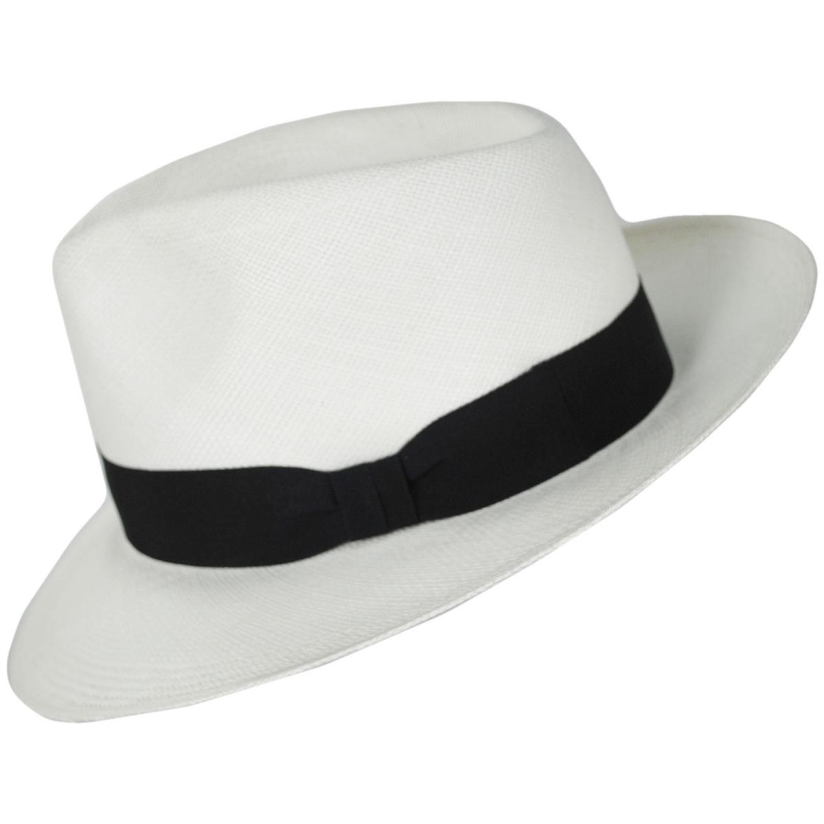 Jaxon Hats | Novo Grade 8 Panama Straw Fedora Hat | 127120 | profile | BLEACH
