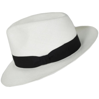 Jaxon Hats | Novo Grade 8 Panama Straw Fedora Hat | 127120 | profile | BLEACH