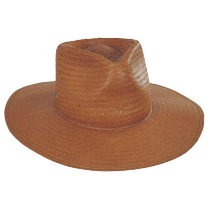 Betmar | Geraldine Toyo Straw Rancher Fedora Hat | 101141 | lead | GOLD
