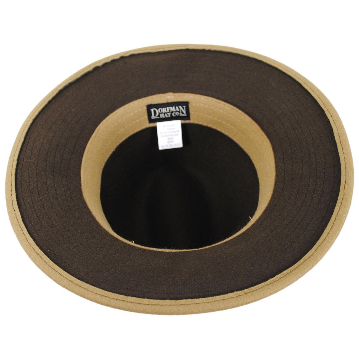 Dorfman Pacific | Edevane ProvatoKnit Safari Fedora Hat | 130556 | under | KHAKI