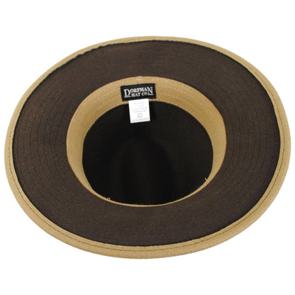 Dorfman Pacific | Edevane ProvatoKnit Safari Fedora Hat | 130556 | under | KHAKI