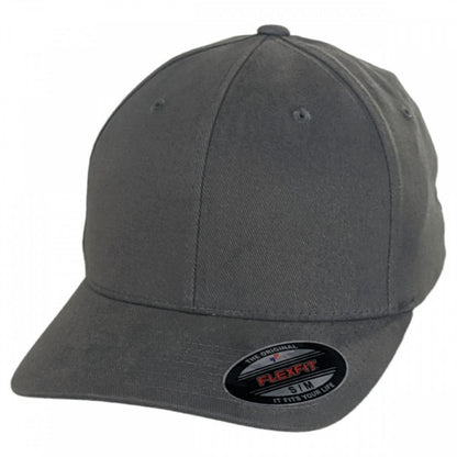 Flexfit | Brushed Cotton Twill MidPro Flexfit Fitted Baseball Cap | 221500 | lead | GREY