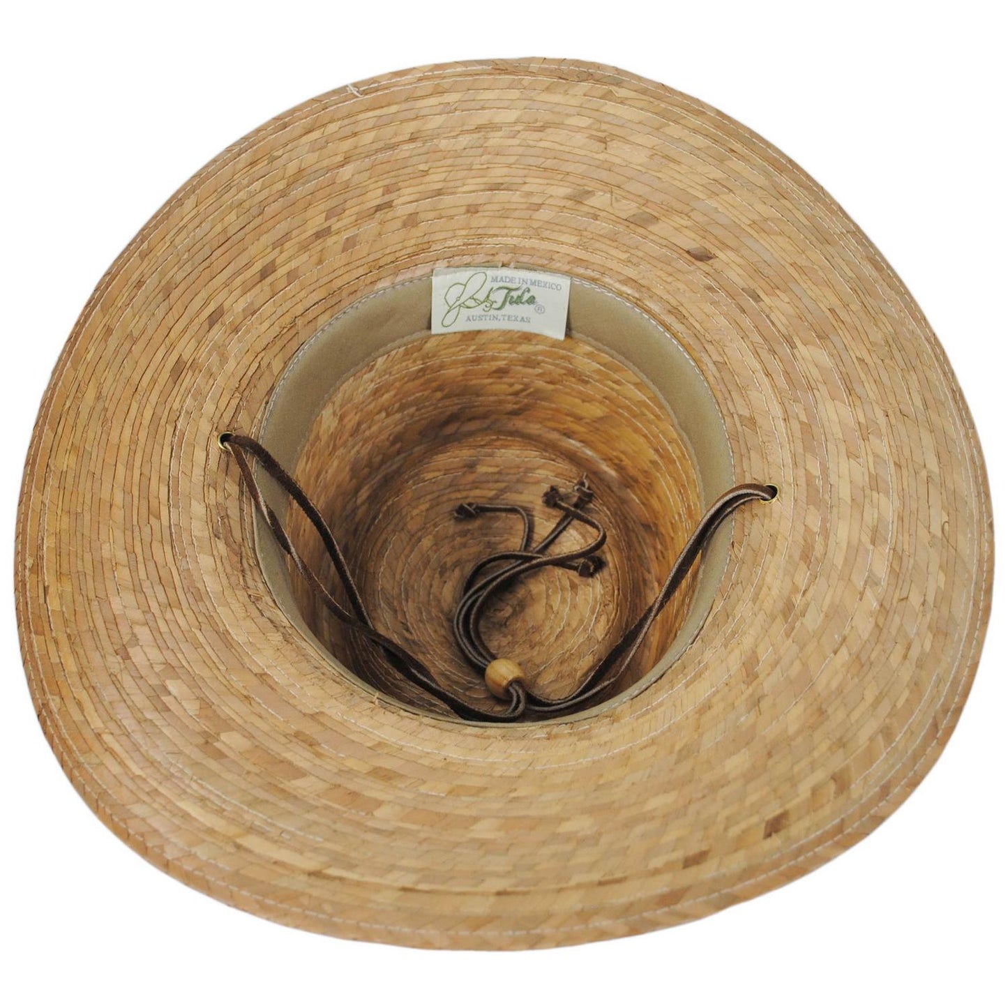 Tula Hats | Outback Palm Straw Hat with Chincord | 128295 | under | TAN