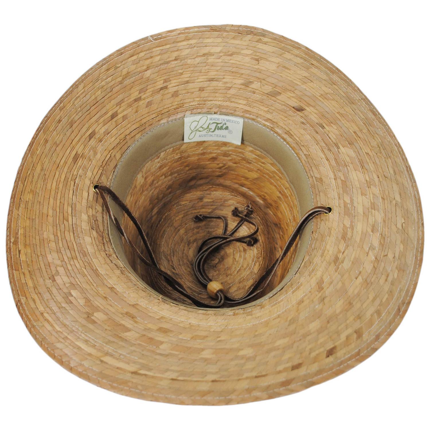 Tula Hats | Outback Palm Straw Hat with Chincord | 128295 | under | TAN