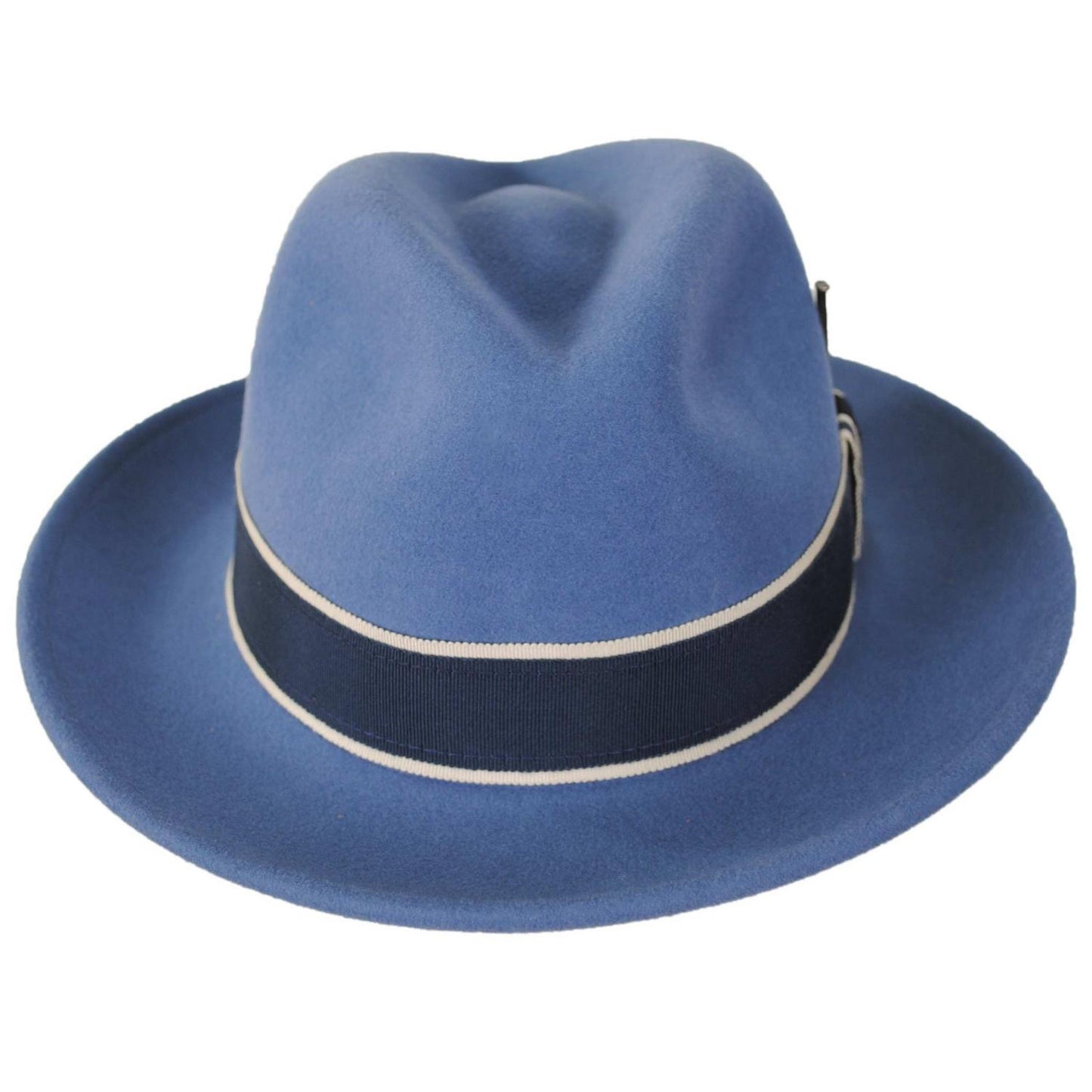 Bailey 1922 | Curtis Wool LiteFelt Safari Fedora Hat | 130019 | front | VINTAGE BLUE
