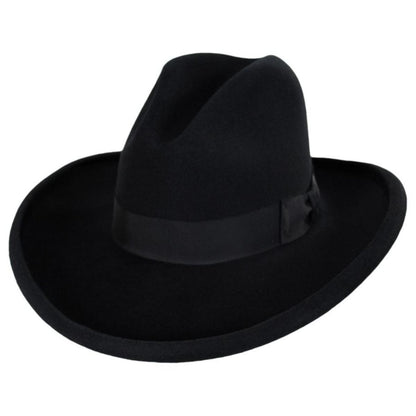 Bailey Western | Clayton Wool/Fur Felt Blend Gus Western Hat | 130025 | lead | BLACK
