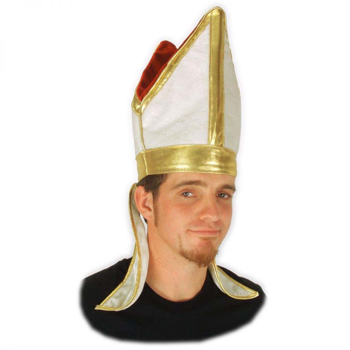 Elope | Pope Mitre Hat | 190374 | lead | WHITE