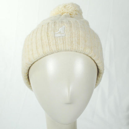 Kangol | Pompom Cable Knit Beanie Hat | 500410 | front | CHALK