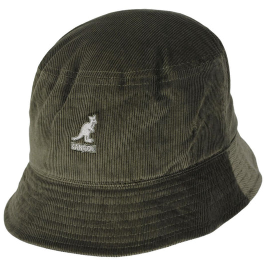 Kangol | Corduroy Cotton Blend Bucket Hat | 185710 | lead | NICKEL