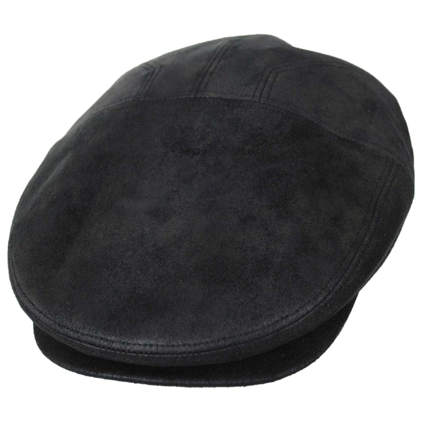Henschel | Ultra Faux Suede Ivy Cap | 160418 | lead | BLACK