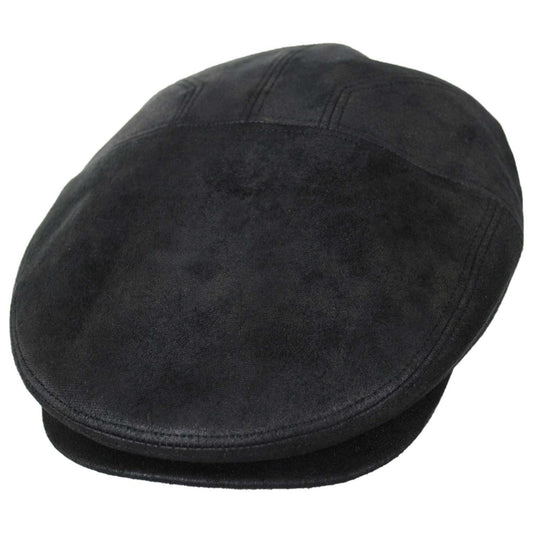 Henschel | Ultra Faux Suede Ivy Cap | 160418 | lead | BLACK