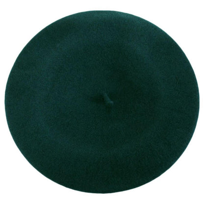 Kangol | Modelaine Wool Felt Beret - Pine & Starry Blue | 150904FW24 | profile | PINE
