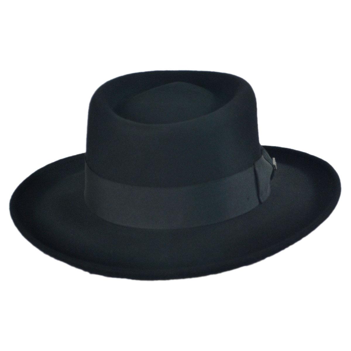 Wholesale Crushable Wool Felt Gambler Hat B2B Pre-Pack