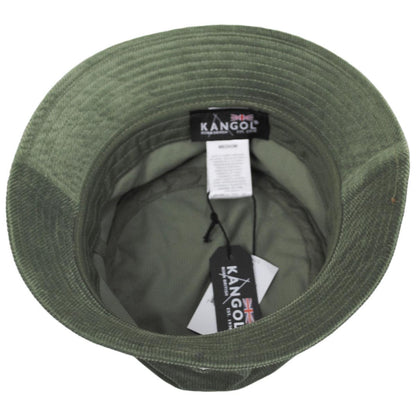 Kangol | Corduroy Cotton Blend Bucket Hat | 185710 | under | OLIVE