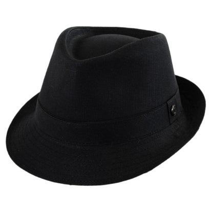 Jaxon Hats | Wholesale Cotton Trilby Fedora Hat B2B Pre-Pack | B2B147247 | lead | BLACK