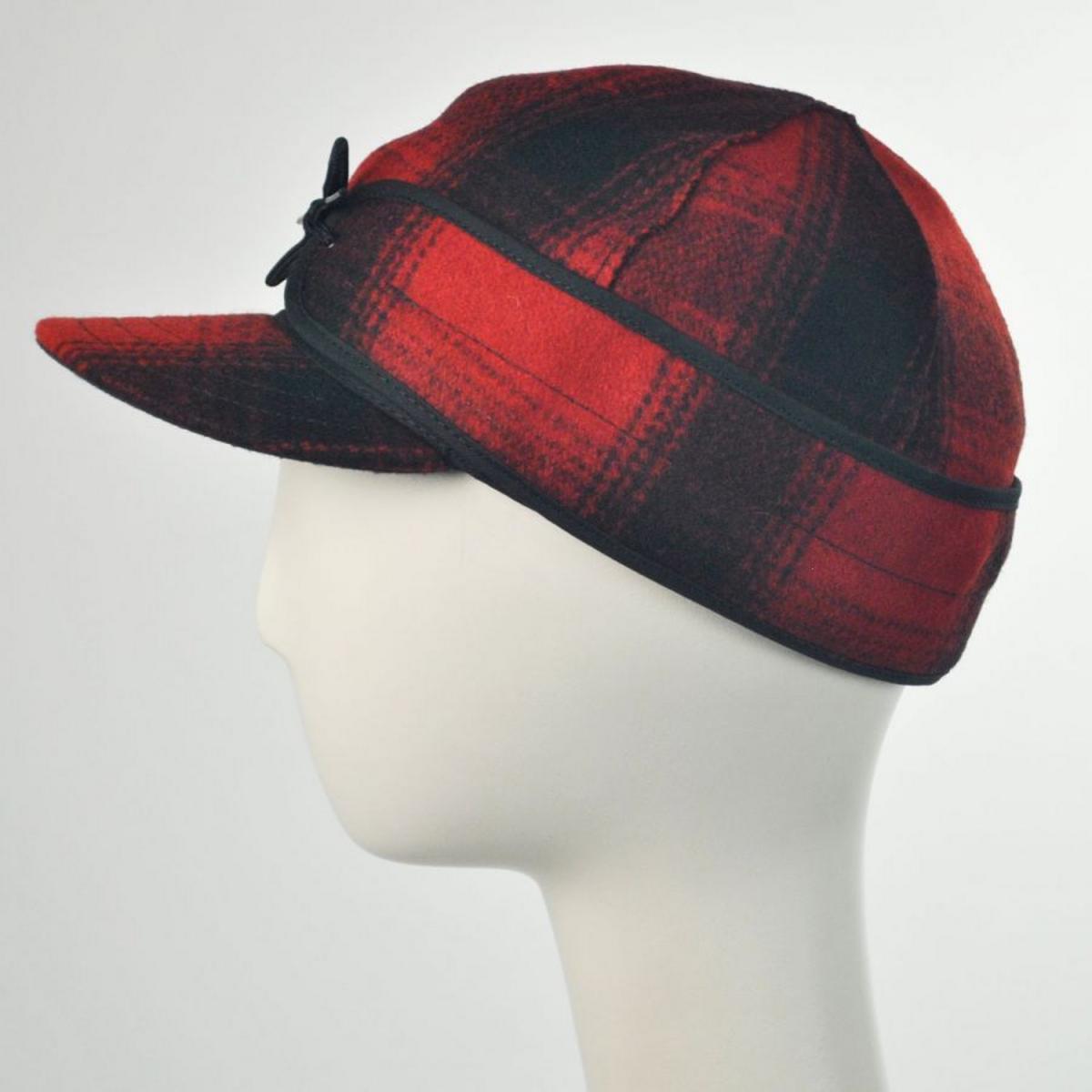 Stormy Kromer | Original Wool Cap | 220700 | profile | RED/BLACK