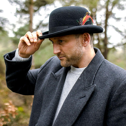 Jaxon Hats | English Wool Felt Bowler Hat | 132055 | lsmone | BLACK