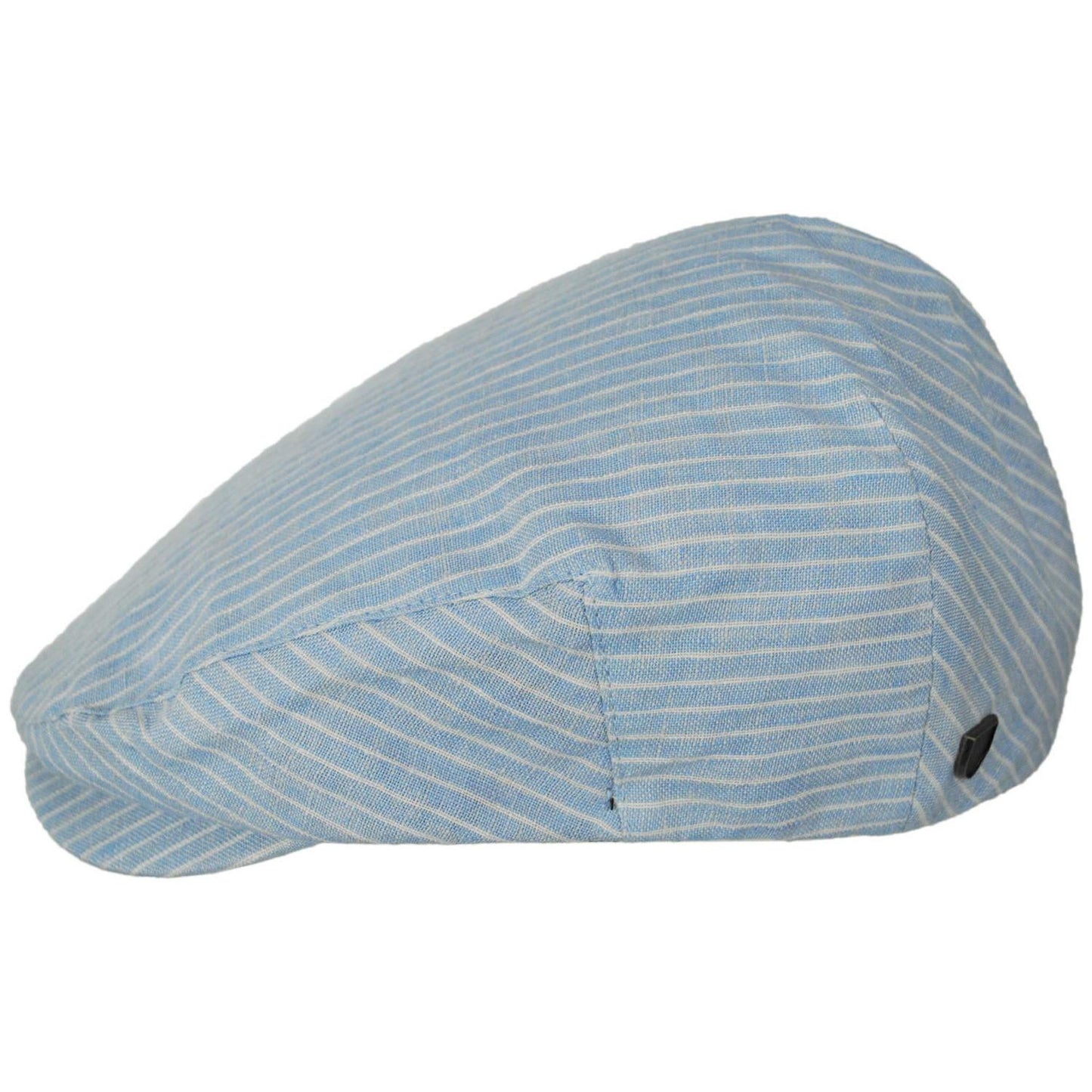 BRIXTON HATS | Hooligan Linen Stripe Ivy Cap | 161519 | profile | LIGHT BLUE/WHITE
