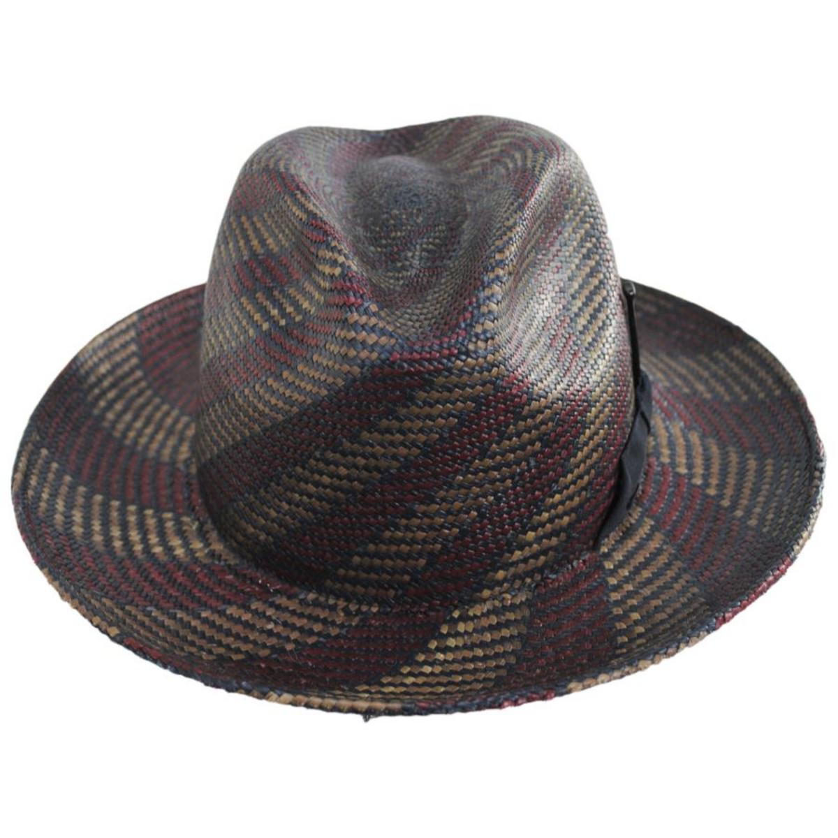 Bailey 1922 | Giles Panama Straw Fedora Hat | 127734 | front | AVION