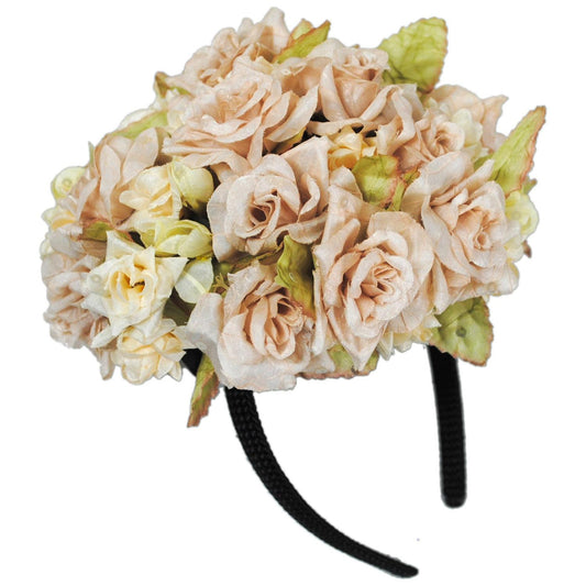 Kathy Jeanne | Rose Bouquet Fascinator | 122461 | lead | IVORY