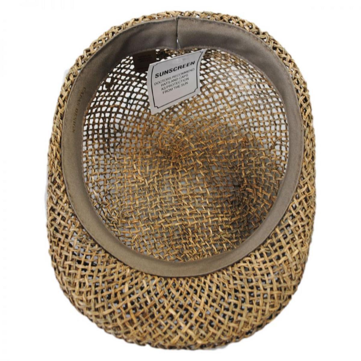 Capas Headwear | Seagrass Straw Ascot Cap | 126698 | under | NATURAL