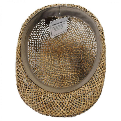 Capas Headwear | Seagrass Straw Ascot Cap | 126698 | under | NATURAL