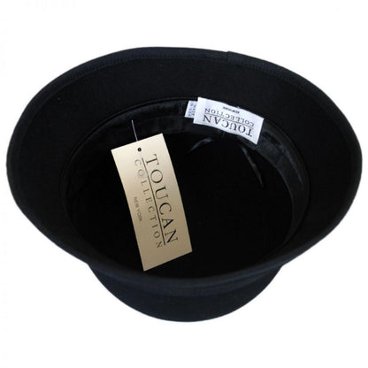 Brooch Wool Felt Cloche Hat - Made to Order
