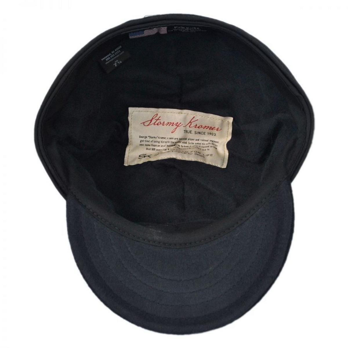 Stormy Kromer | Original Wool Cap | 220700 | under | BLACK