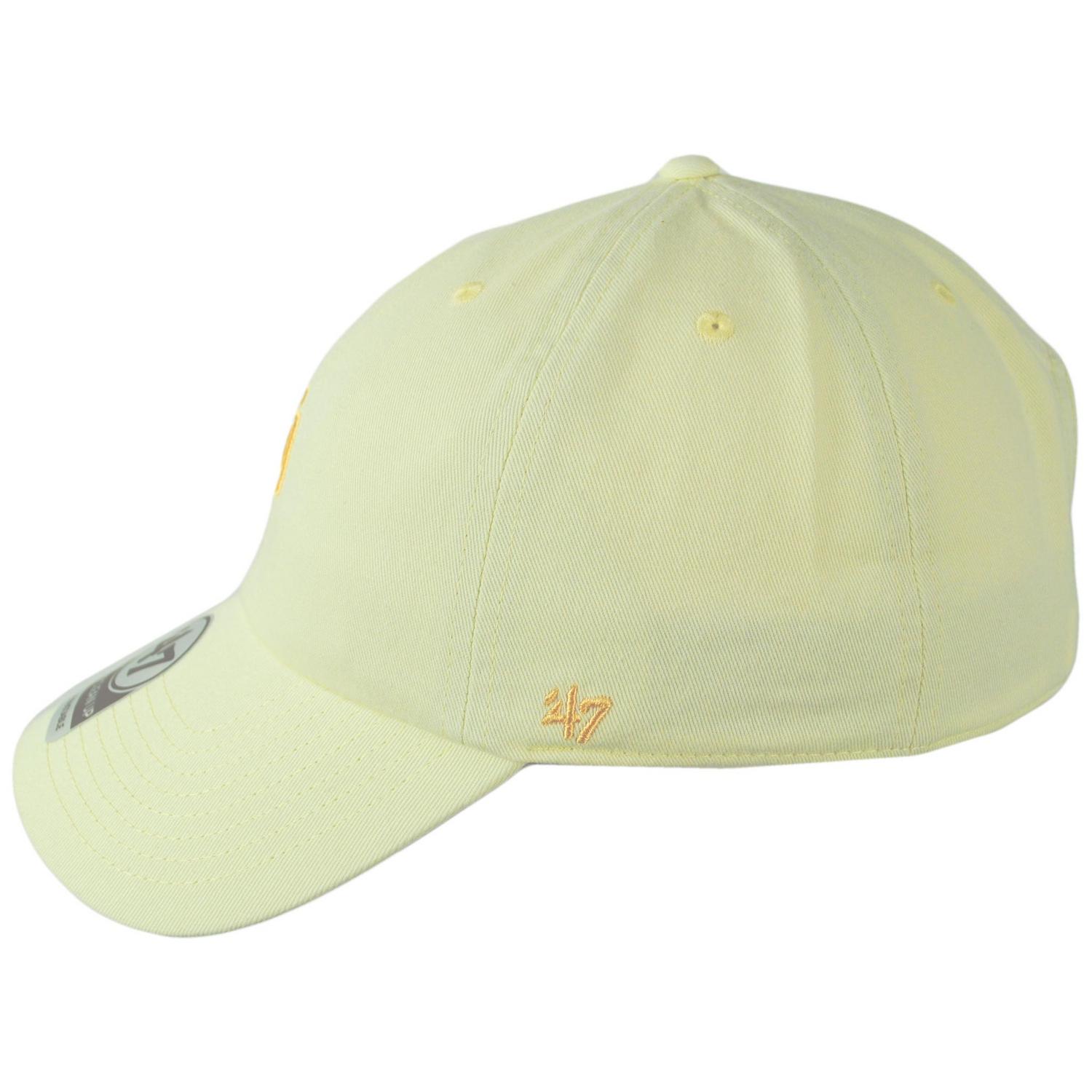 47 Brand | San Diego Padres MLB Tonal Base Runner Clean Up Strapback Baseball Cap Dad Hat | 204431 | profile | DIGITAL YELLOW