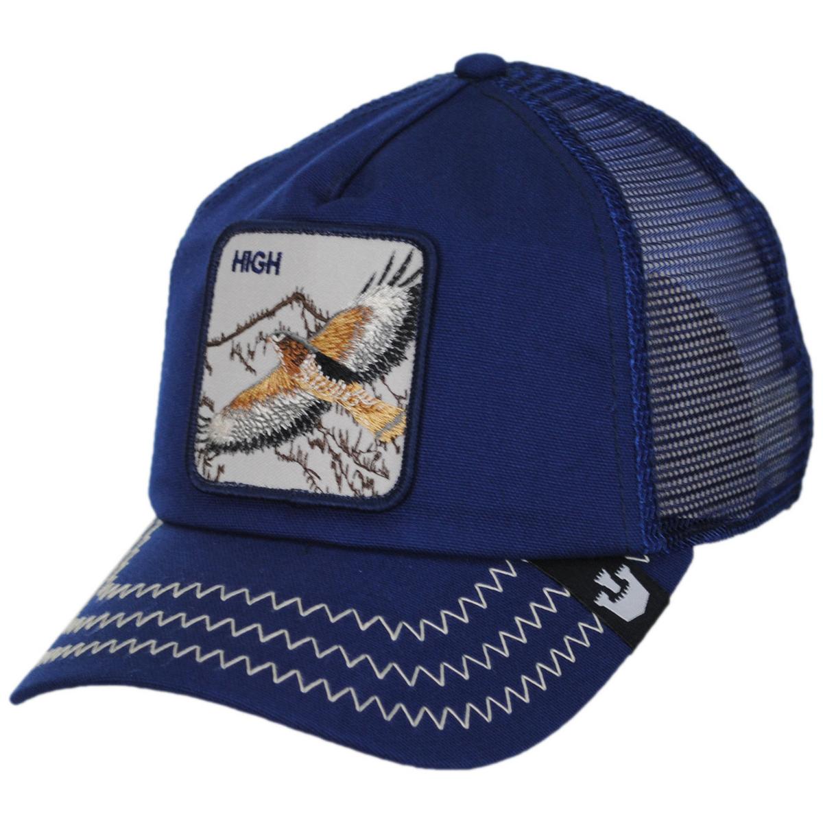 Goorin Bros | Flying High Mesh Trucker Snapback Baseball Cap | 200705 | lead | NAVY