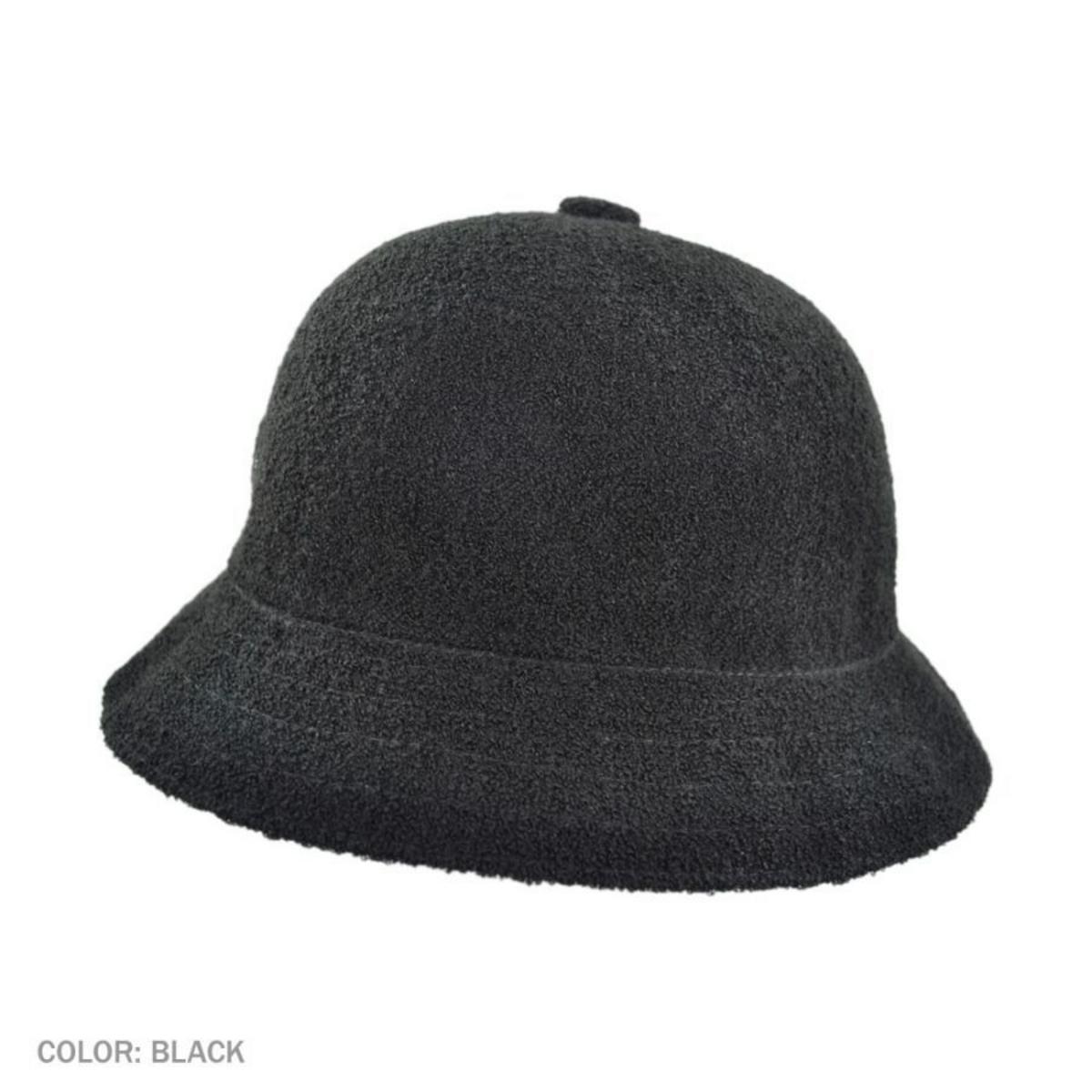 Kangol | Bermuda Casual Bucket Hat - Core | 185700 | front | BLACK