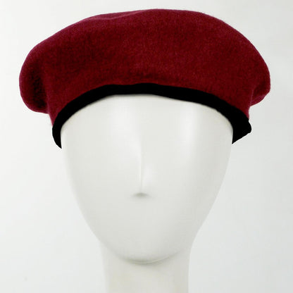 Village Hat Shop | Wholesale Wool Military Beret B2B-Pre-Pack | B2B152540 | front | RED