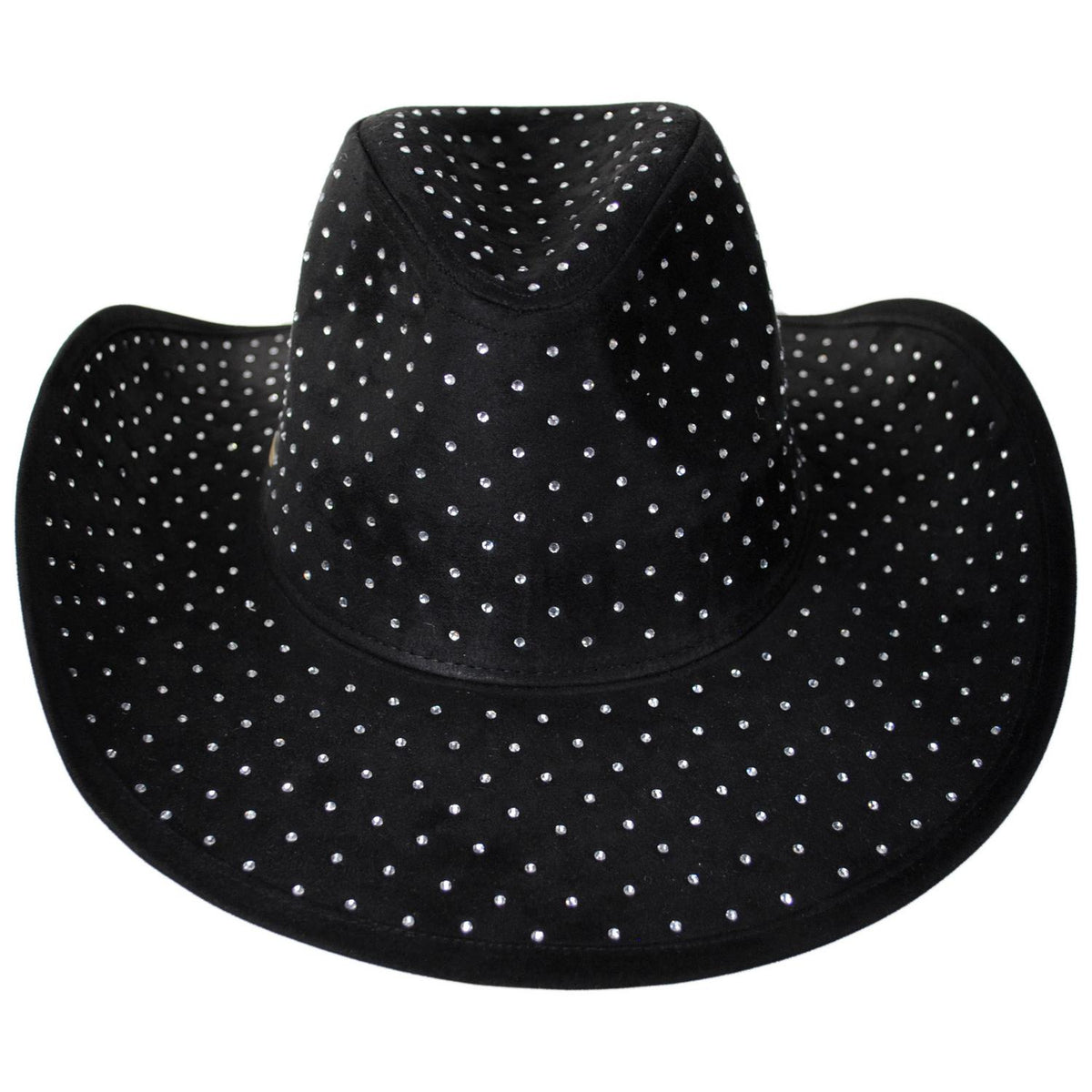 Scala | Joyce Rhinestone Western Hat | 106450 | front | BLACK