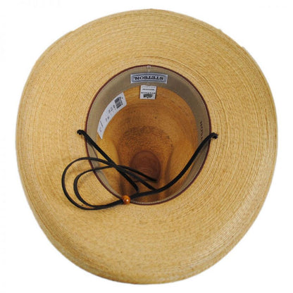 Stetson | Bryce Palm Leaf Straw Gus Western Hat | 126936 | under | NATURAL