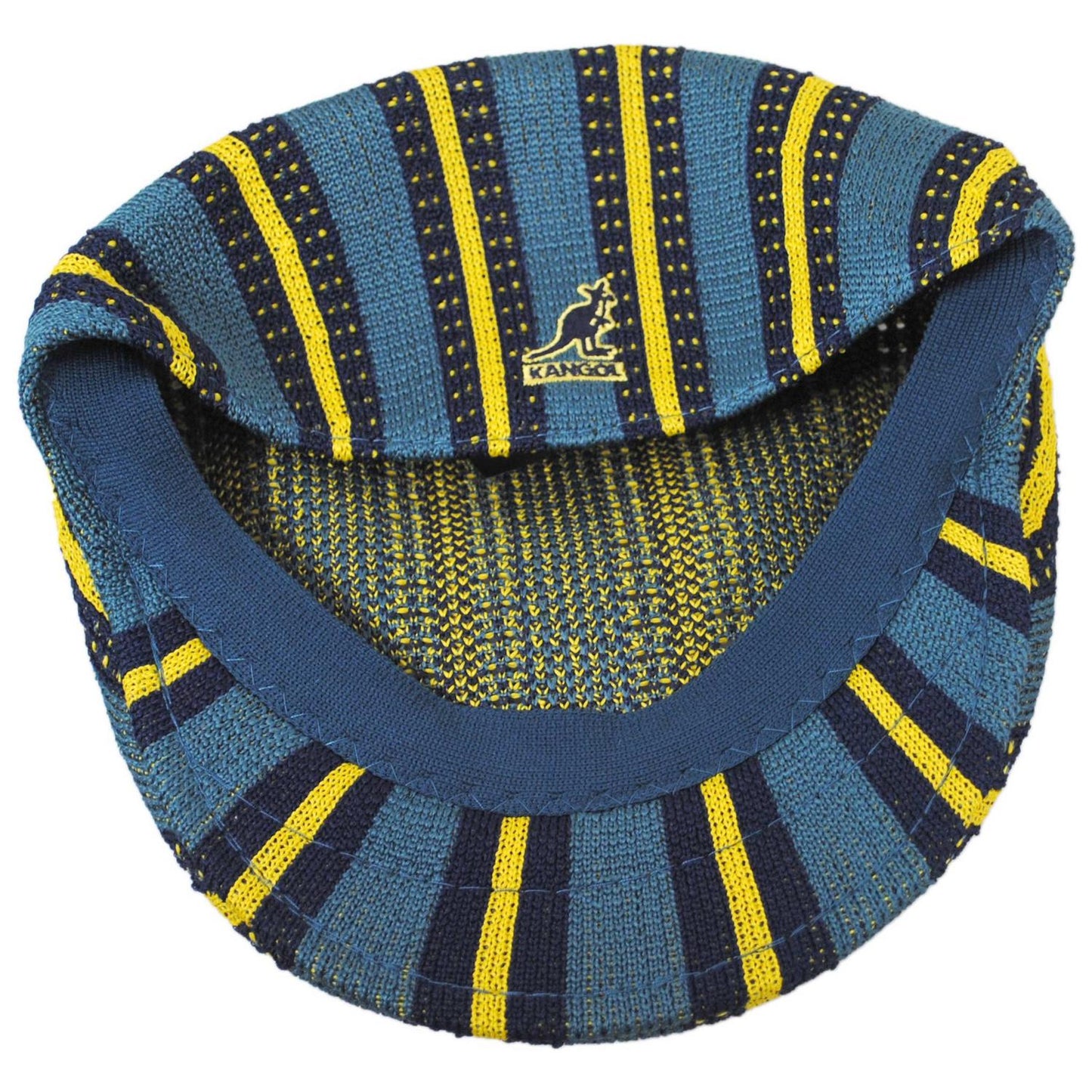 Kangol | Resort Stripe 504 Ivy Cap | 160846 | under | CELESTIAL TEAL MULTI