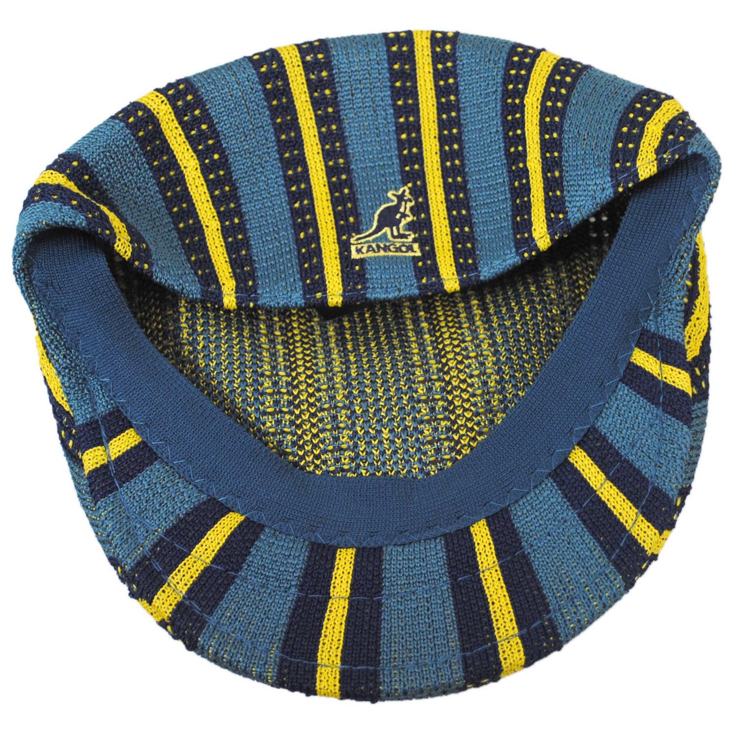 Kangol | Resort Stripe 504 Ivy Cap | 160846 | under | CELESTIAL TEAL MULTI
