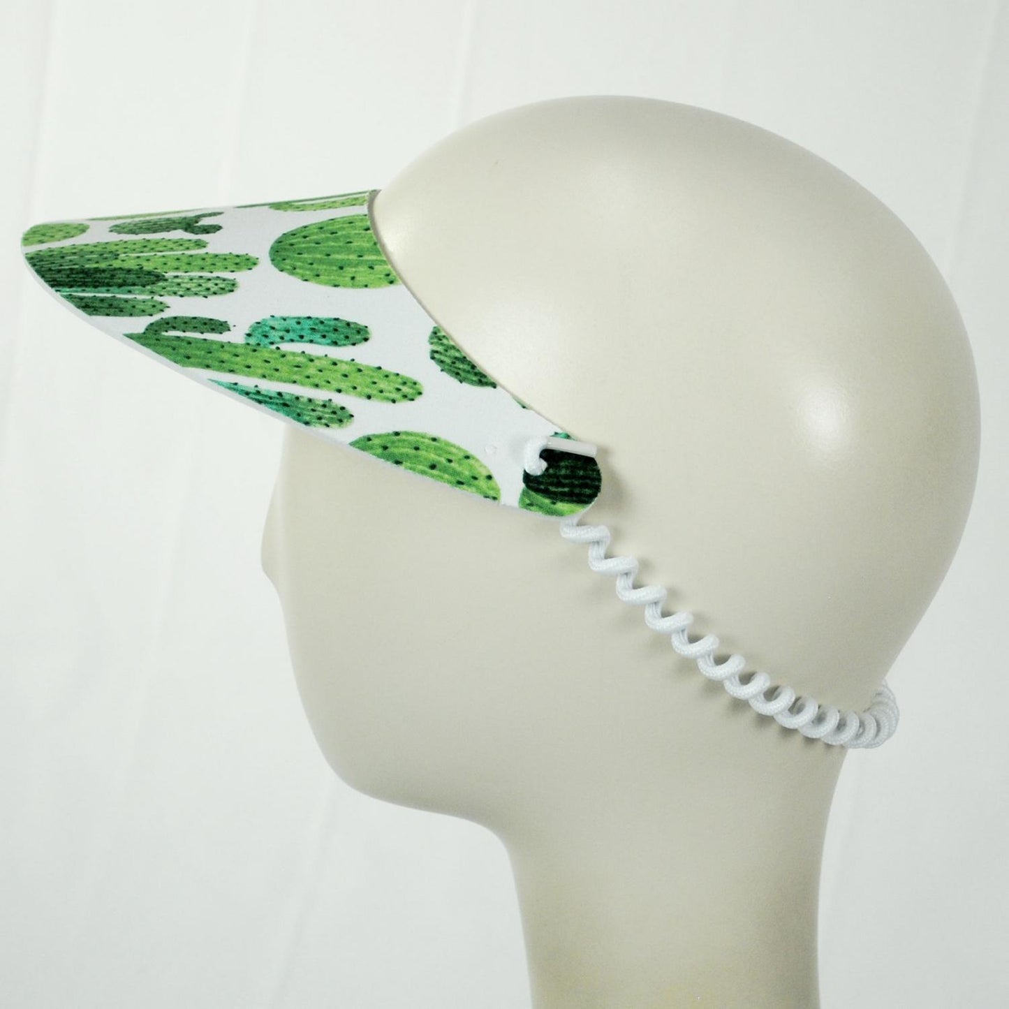 The Incredible Sunvisor | Springlace Cacti Sunvisor | 196377 | profile | WHITE/GREEN
