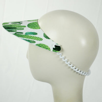 The Incredible Sunvisor | Springlace Cacti Sunvisor | 196377 | profile | WHITE/GREEN