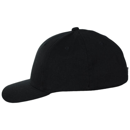Kangol | Logo Wool FlexFit Fitted Baseball Cap | 201104 | profile | BELUGA BLACK