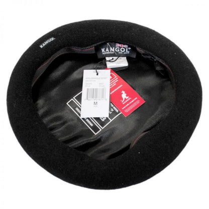 Kangol | Anglobasque Wool Beret | 150900 | front | BLACK