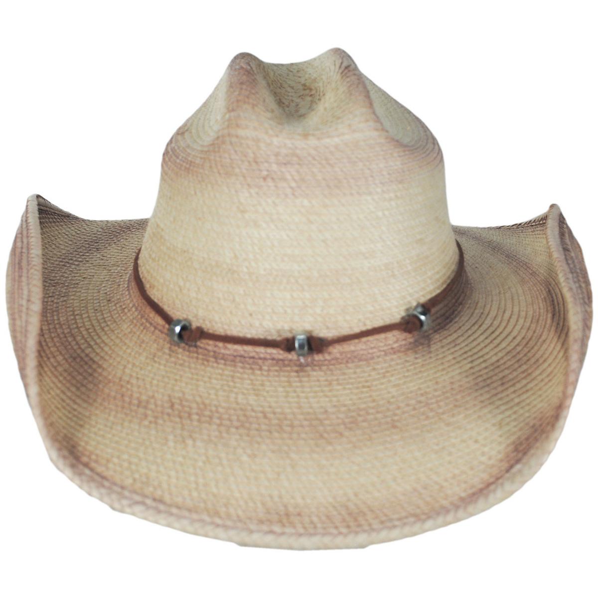 SunBody Hats | Nuts and Bolts Guatemalan Palm Leaf Straw Hat | 128201 | front | NATURAL