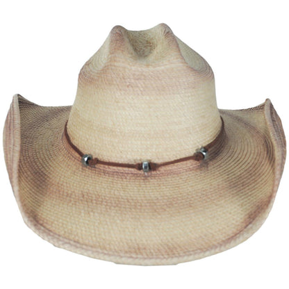 SunBody Hats | Nuts and Bolts Guatemalan Palm Leaf Straw Hat | 128201 | front | NATURAL