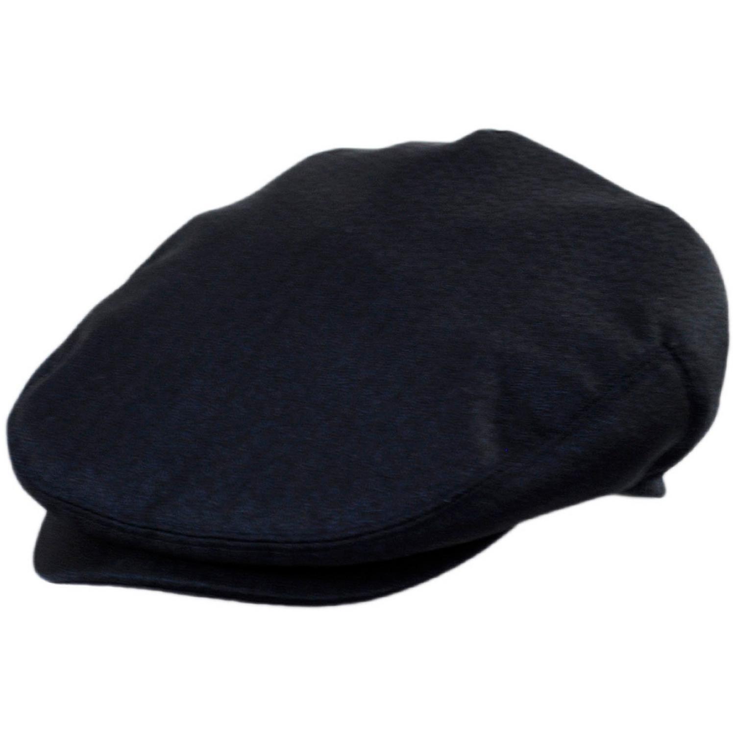 Baskerville Hat Company | Delancey Wool Chevron Ivy Cap | 167647 | lead | NAVY/BLACK