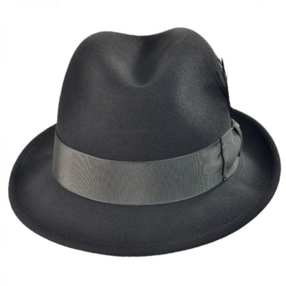 Bailey 1922 | Tino Wool LiteFelt Trilby Fedora Hat | 130008 | front | BASALT