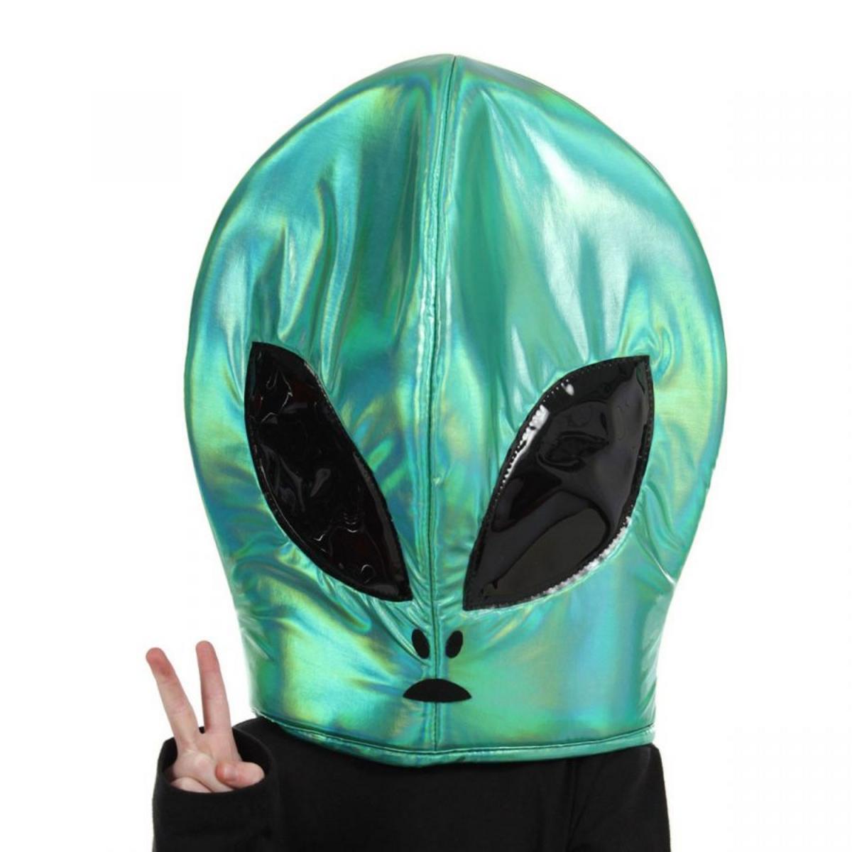 Elope | Alien Plush Hat/Mask | 190347 | profile | GREEN