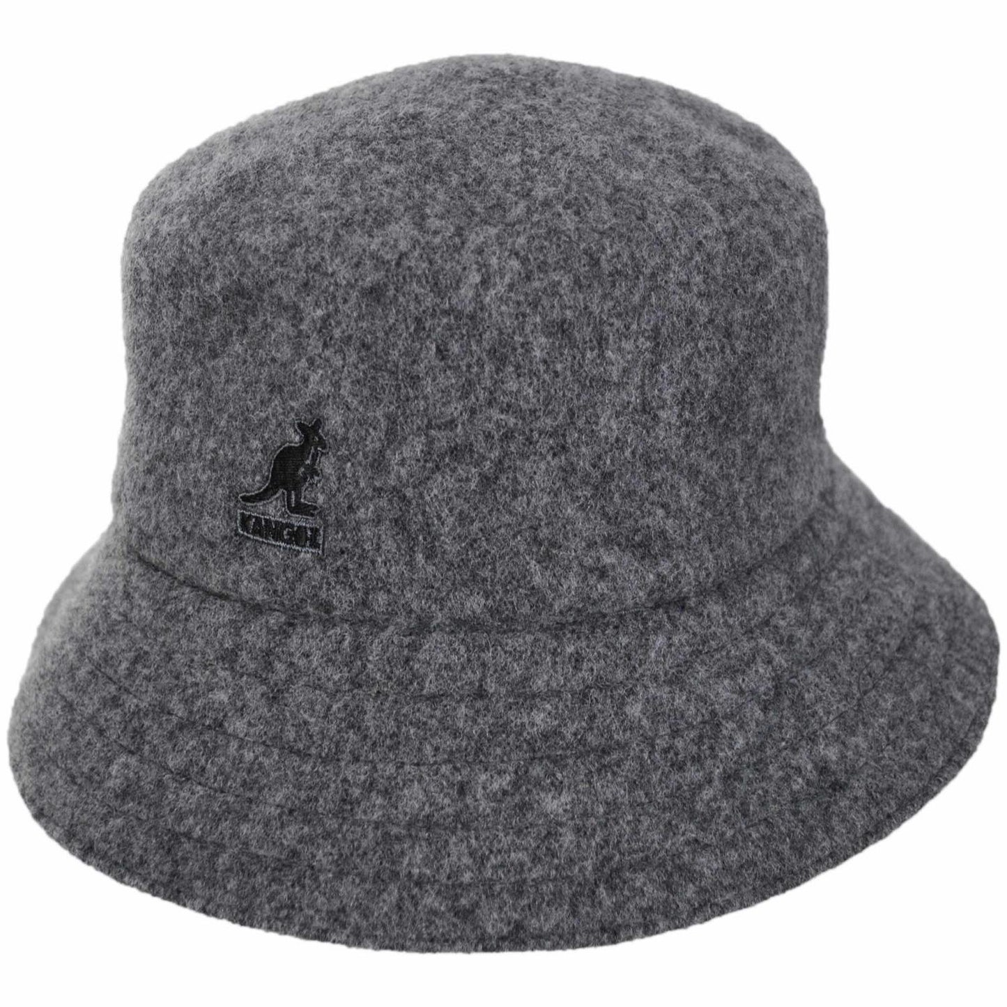 Kangol | Lahinch Wool Bucket Hat | 185748 | lead | FLANNEL