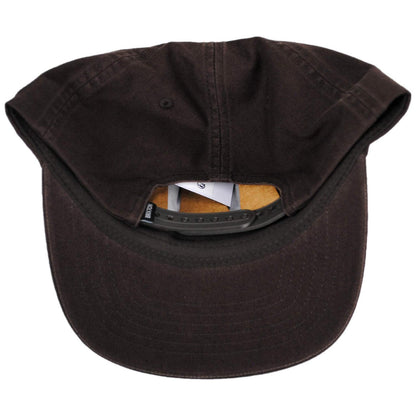 BRIXTON HATS | Trademark Cotton Snapback Baseball Cap | 201732 | under | WALNUT BROWN